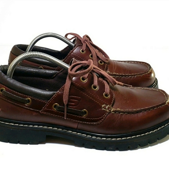 Skechers Other - Skechers Leather Boat Shoes Oxford Casual Dress Shoes